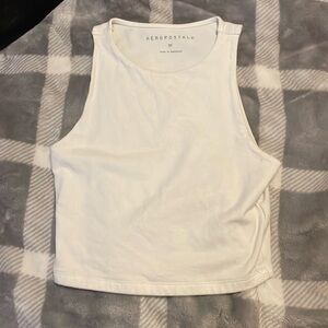 High-neck Cropped Tank
